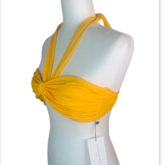 Faithfull The Brand Large US 8 Locales Bikini Top Halter Bandeau Handmade - Picture 7 of 14